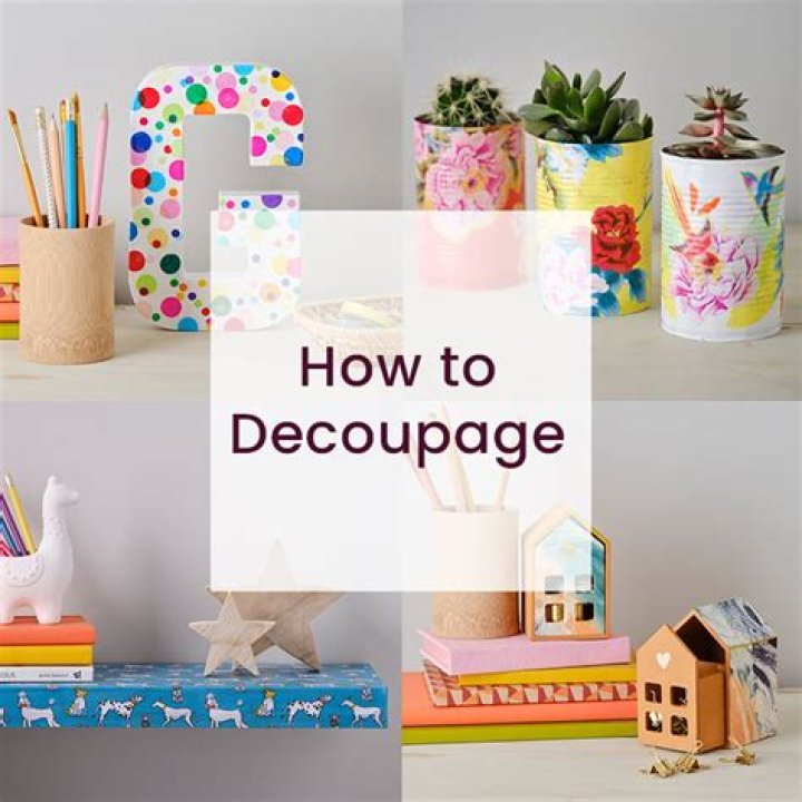 What can you decoupage