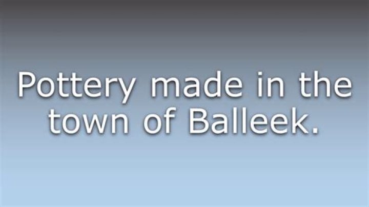 What does Belleek mean